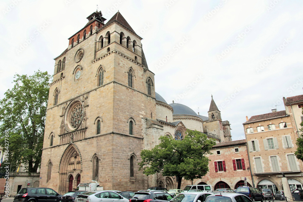 Lot, vue de la cathédrale Saint Étienne de Cahors