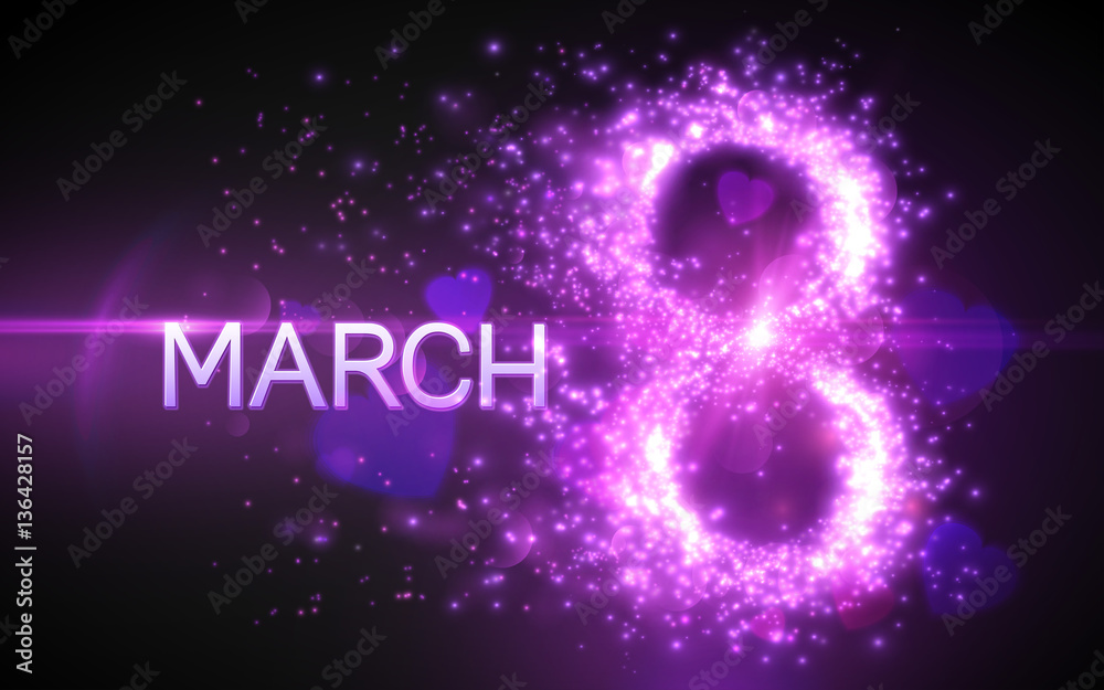 8 March, womans day greeting card, poster background. Vector illustration. 8 March, womans day greeting card, poster background. Vector illustration.