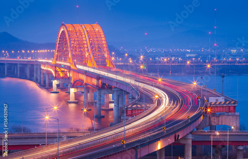 Banghwa bridge in Korea ,South Korea