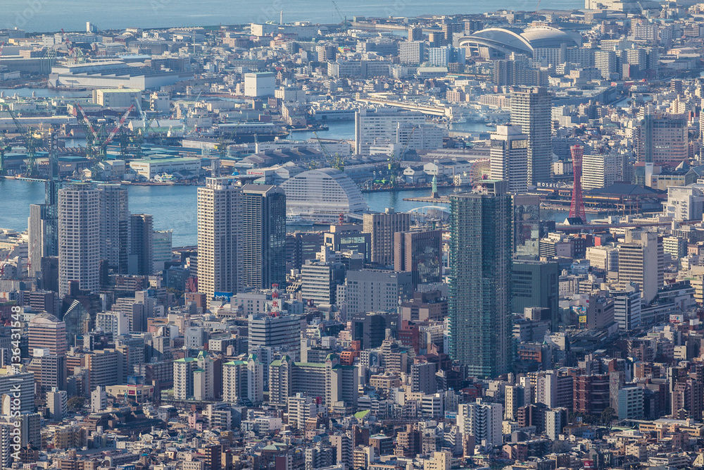 日本 都市風景 俯瞰