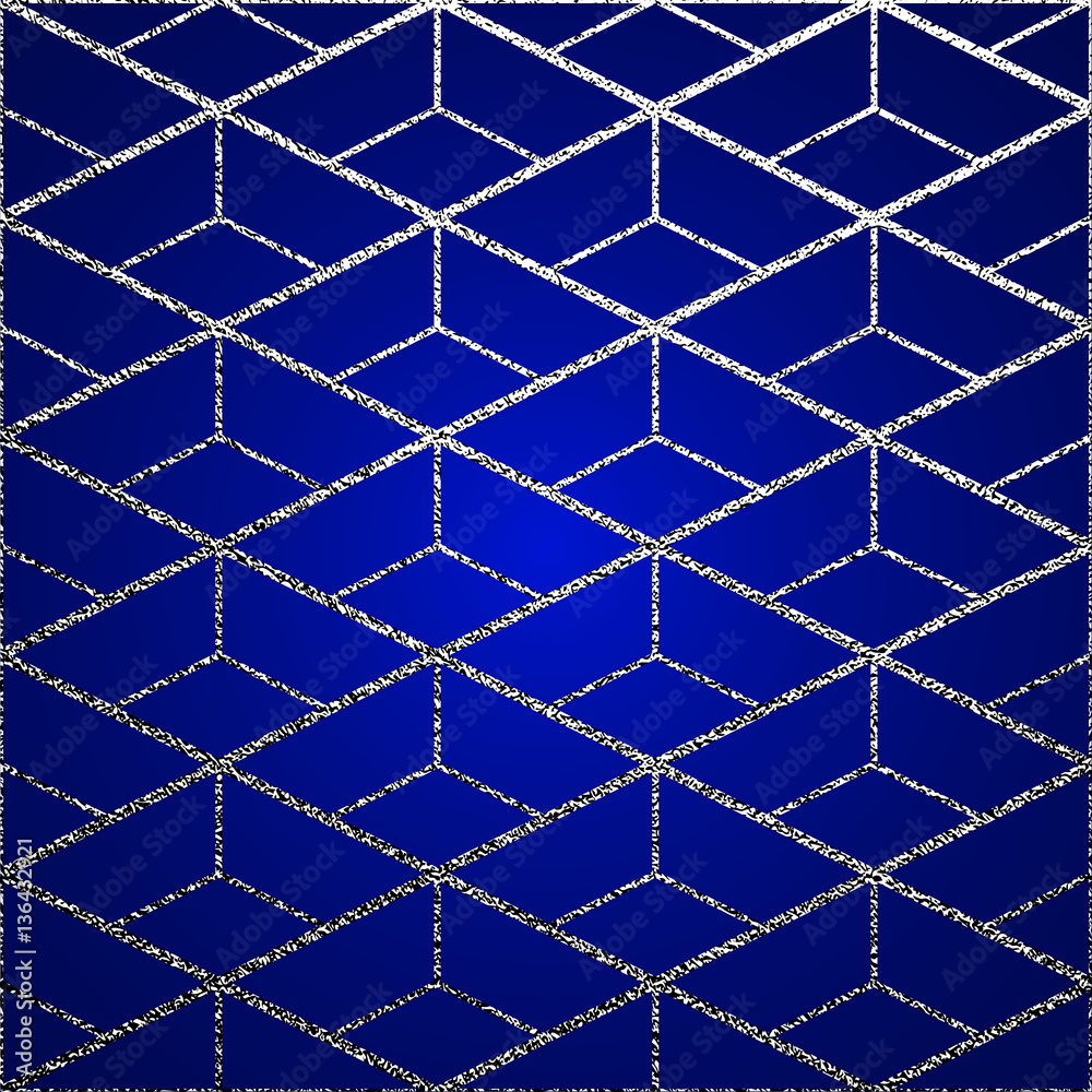 Fototapeta premium Silver festive background, greeting card