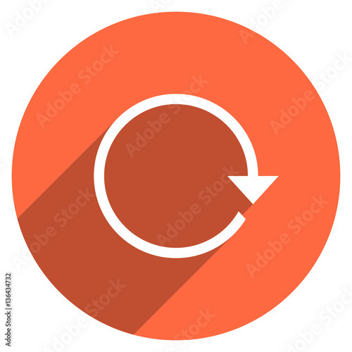 Arrow Sign Reset Icon Circle Button