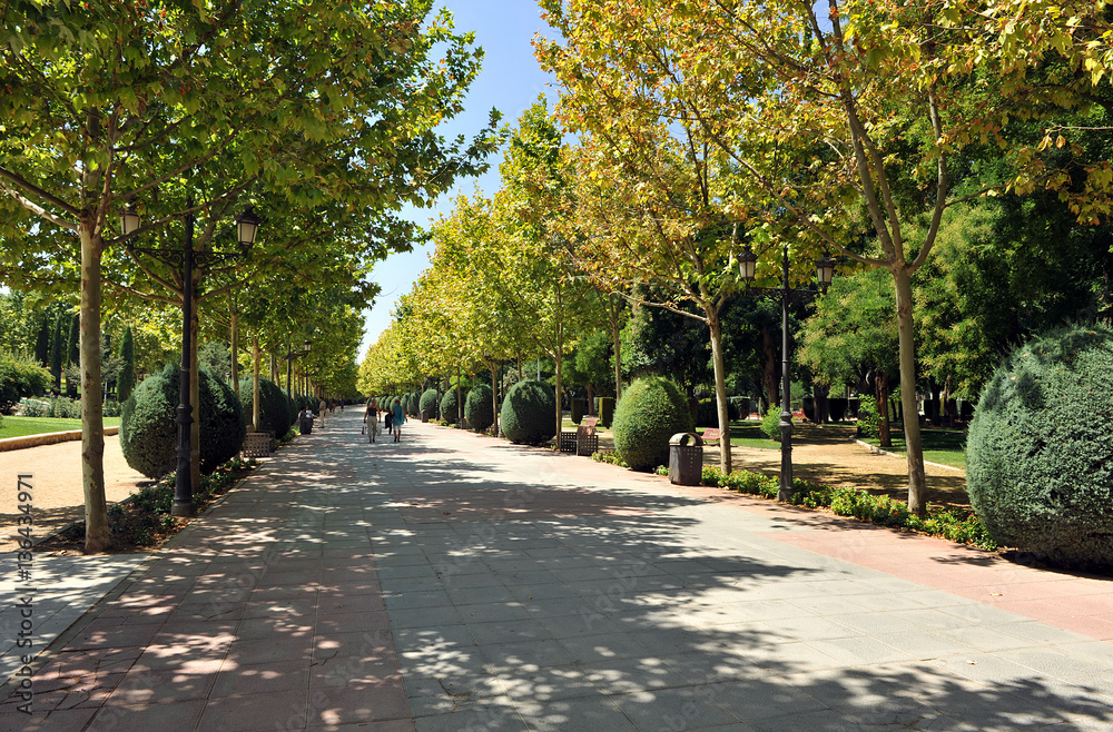 Parque de Gasset en Ciudad Real, España