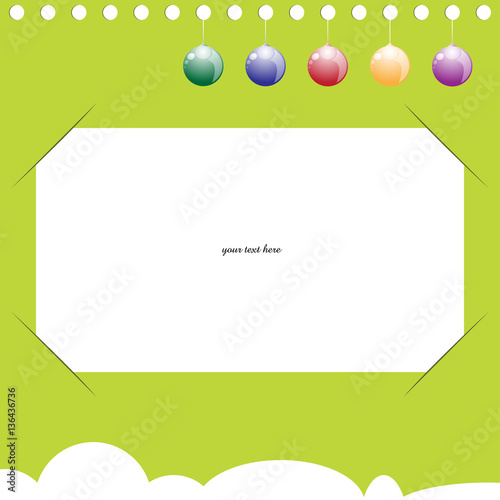 Simple Greeting Card Christmas