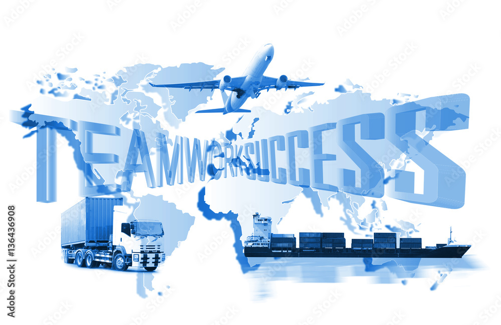 business of world wide cargo transport or global business commerce concept or import-export commercial logistic ,shipping business industry