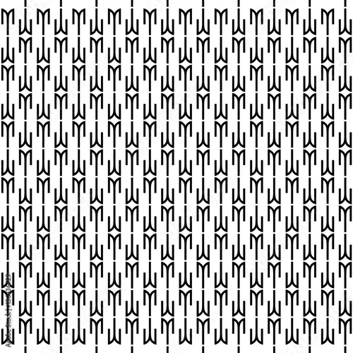 Pattern seamless black and white