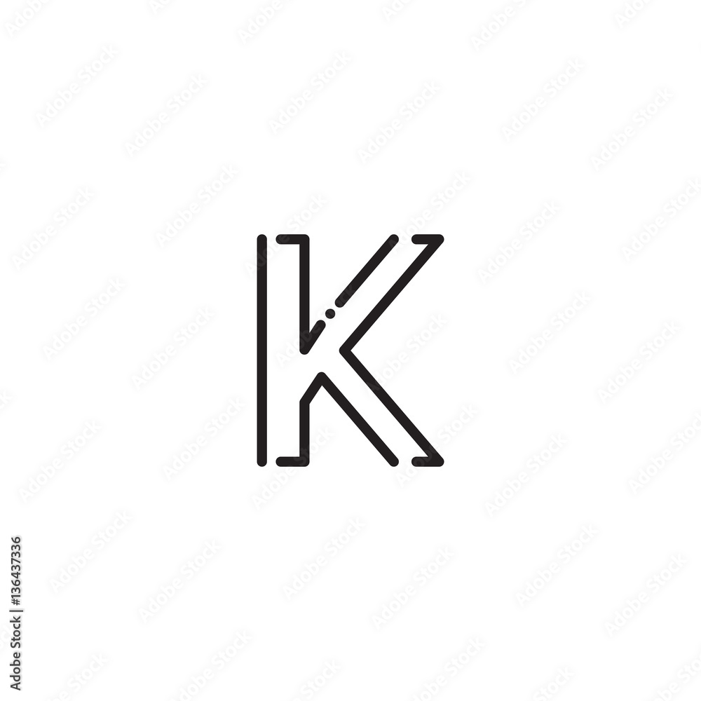 Thin vector font. Thin vector font.