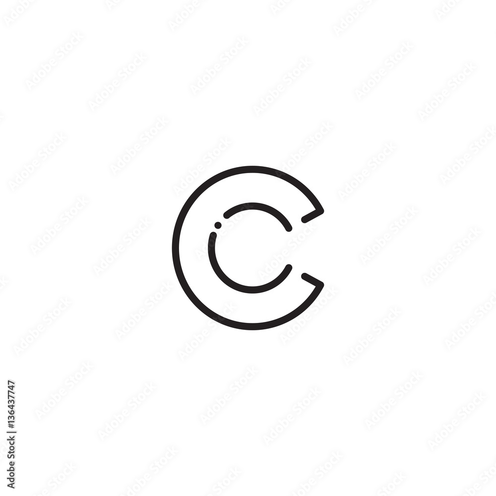 Thin vector font. Thin vector font.