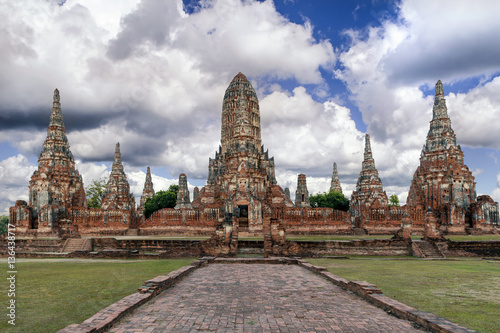 Wat Chaiwatthanaram in Ayutthaya Historical park, Ayutthaya, Tha
