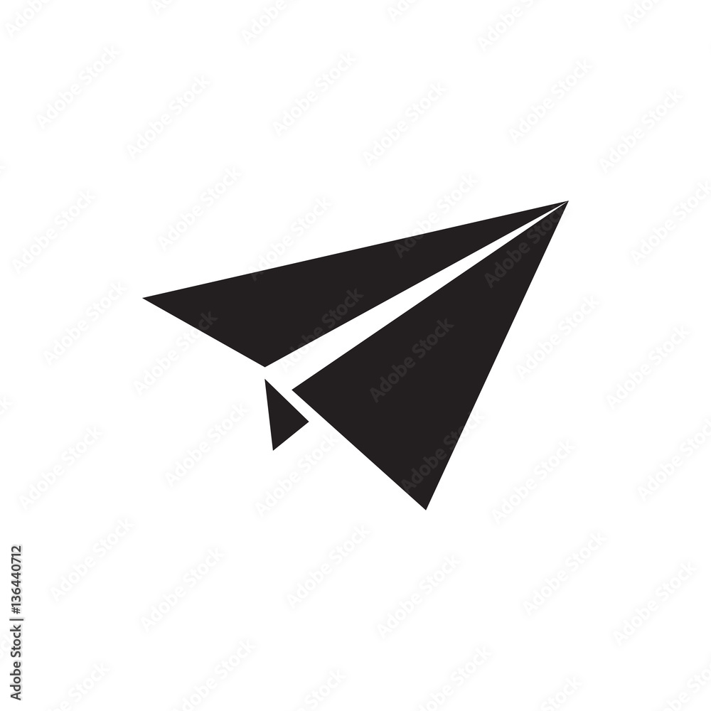 paper plane icon. paper plane icon.