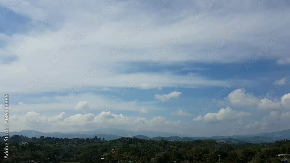 time lapse clouds in beautiful landscape with mountains and forest time lapse clouds in beautiful landscape with mountains and forest