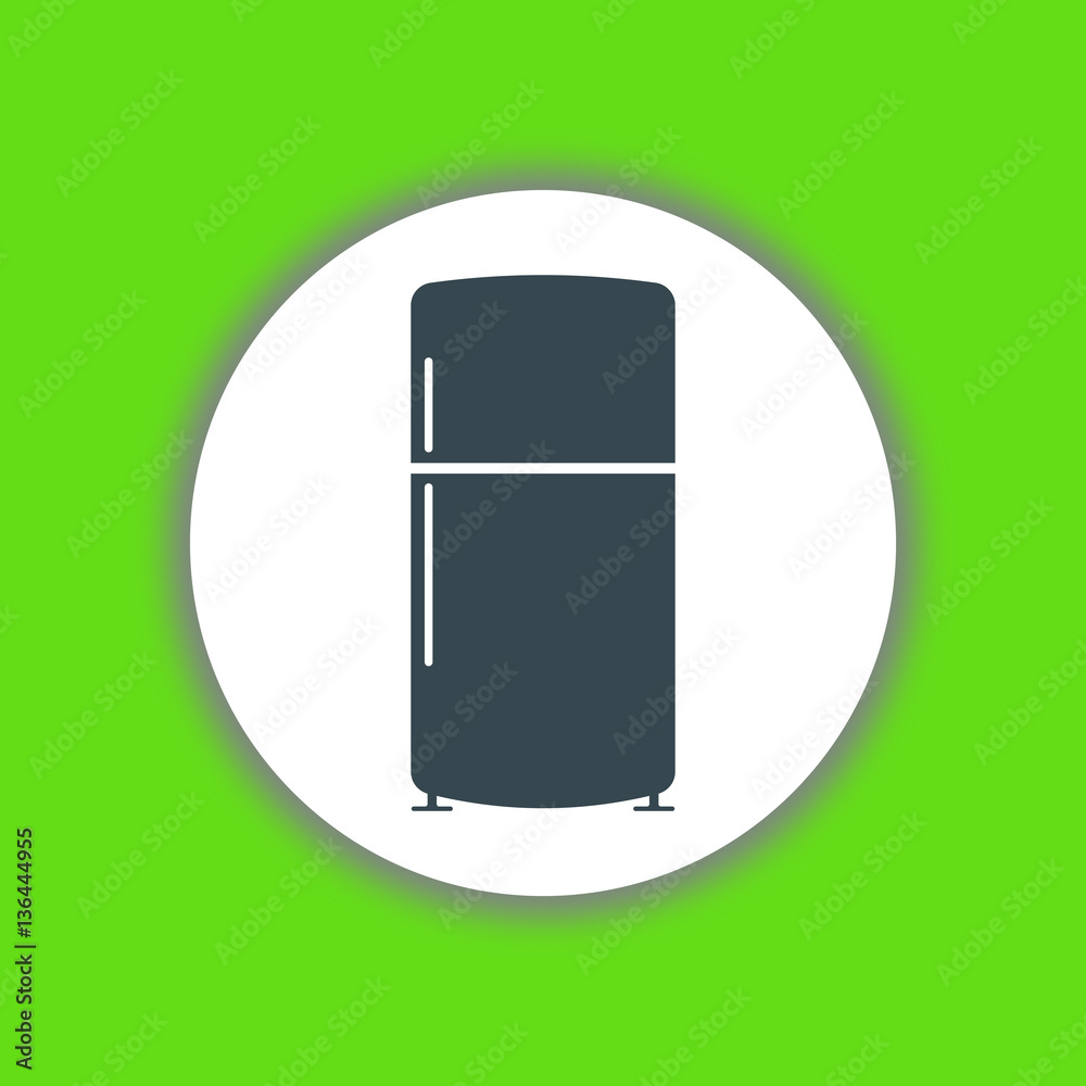 Refrigerator icon vector Refrigerator icon vector