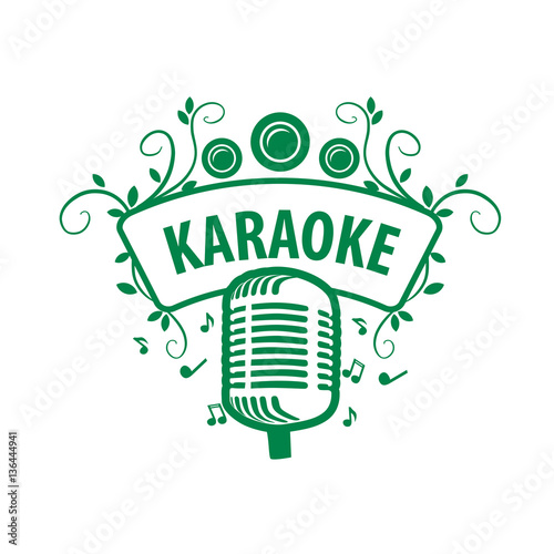 vector logo karaoke
