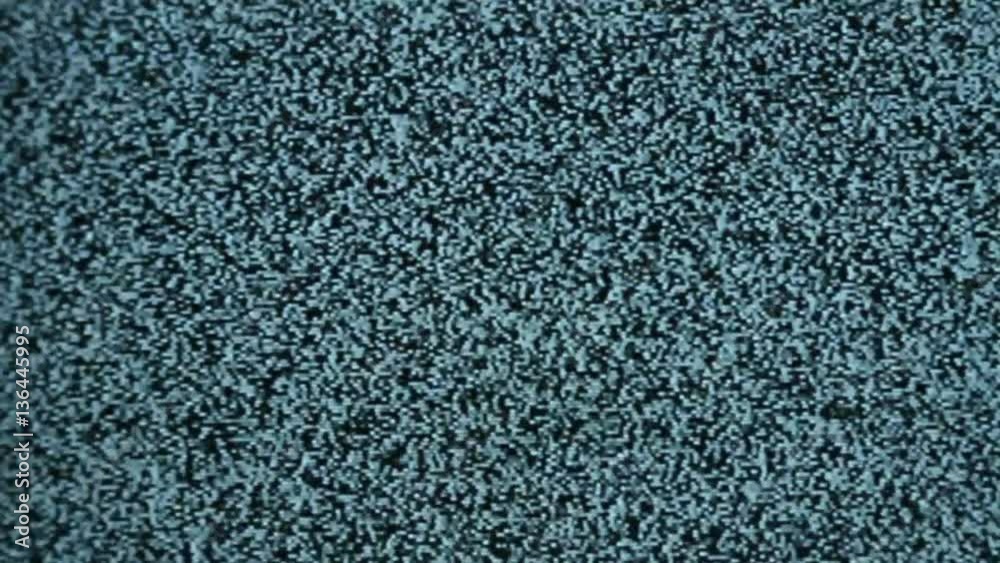 Real Television No Signal Noise, captured from very old tv.. Turning ON Real Television No Signal Noise, captured from very old tv.. Turning ON