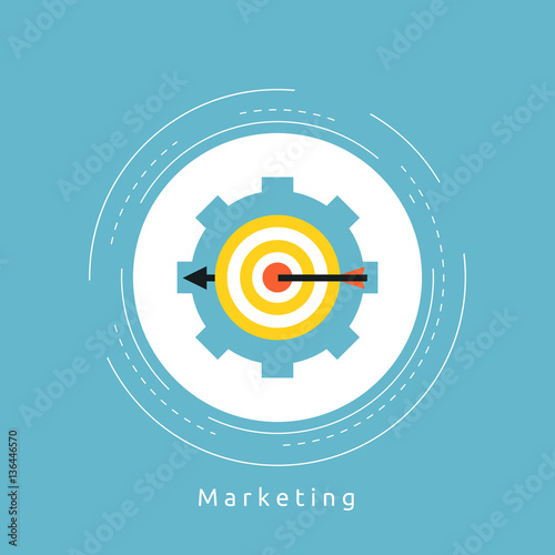 Search engine optimization flat vector illustration design. SEO analysis of website progress icon design for web banners and apps