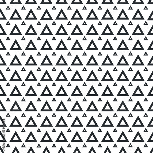 triangle seamless pattern memphis style background