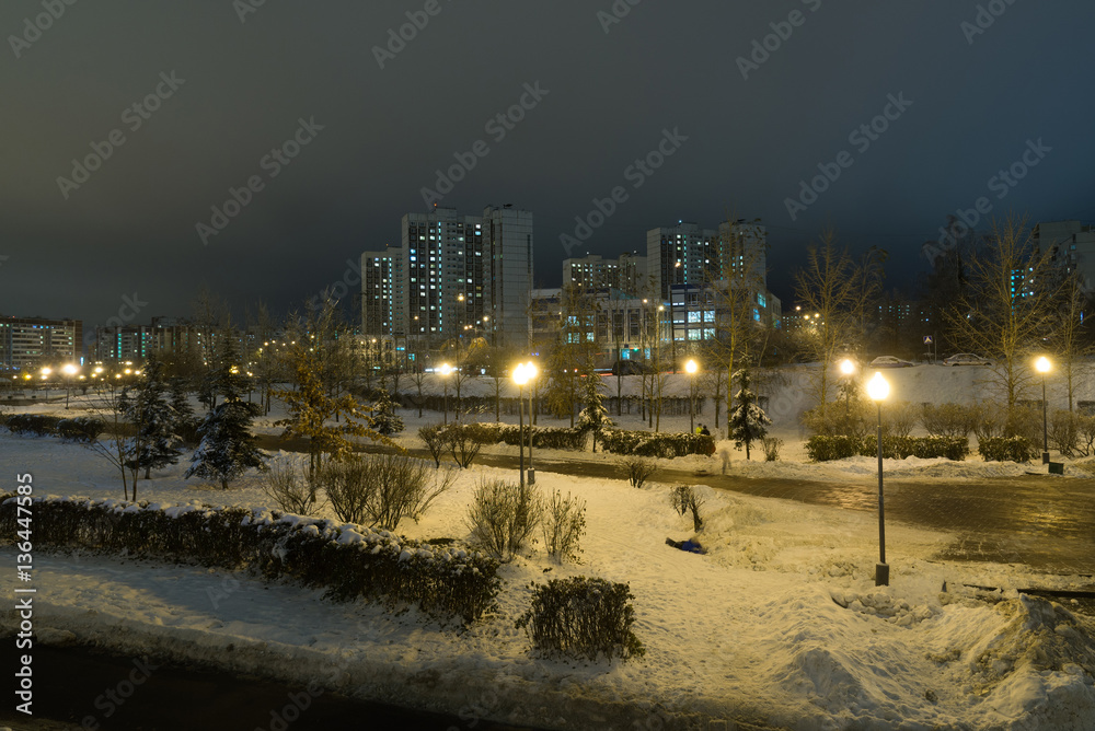 Zelenograd - sleeping area of Moscow, Russia