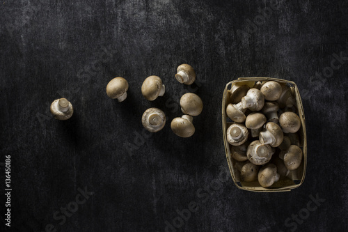 Top view image of a mushrooms