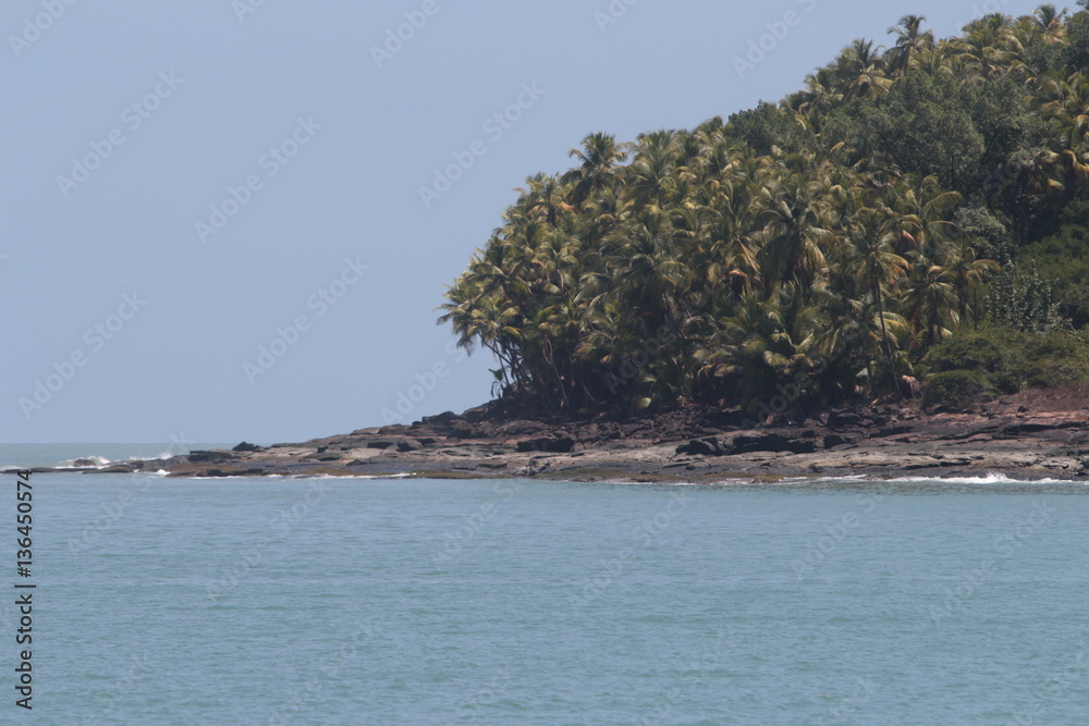 Naklejka premium Guyane - Iles du Salut - Oct 2015