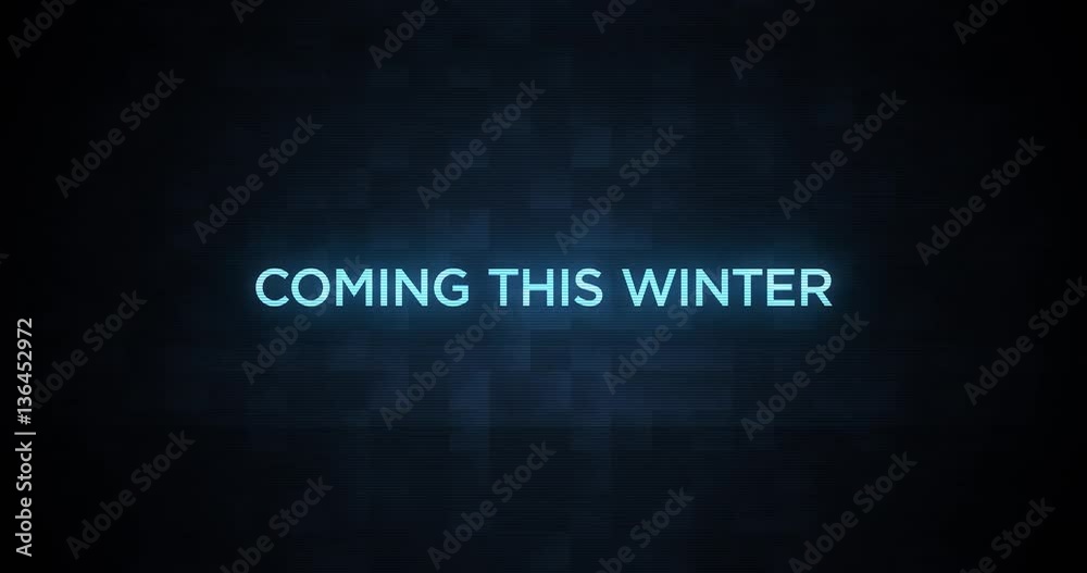 Digital Glitching Movie Credit Text Coming This Winter Digital Glitching Movie Credit Text Coming This Winter