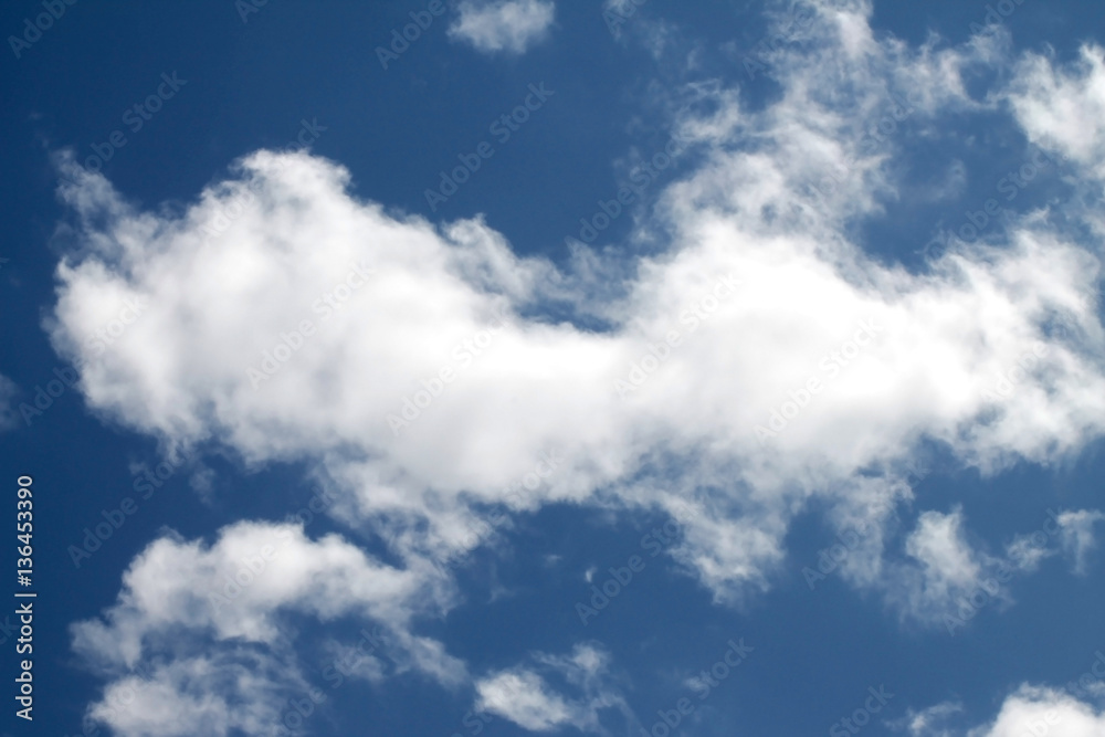 Blue sky background with a tiny clouds Blue sky background with a tiny clouds