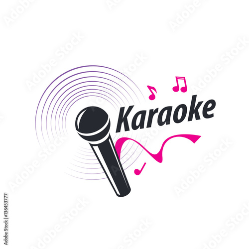 vector logo karaoke