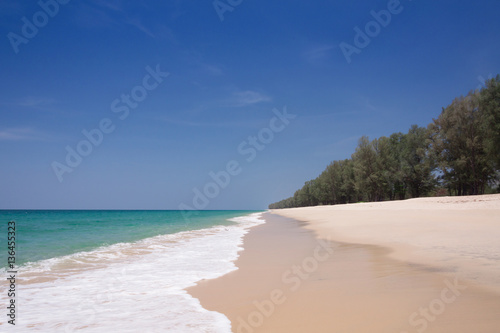 Beautiful sea and blue sky at Andaman sea,thailand