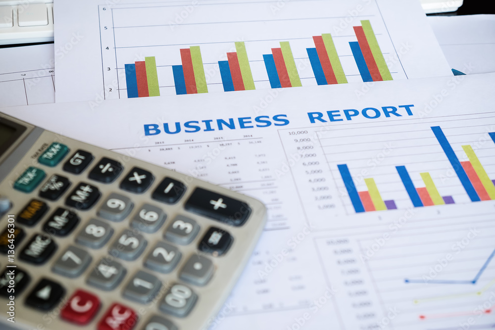 Showing business and financial report. Accounting Showing business and financial report. Accounting