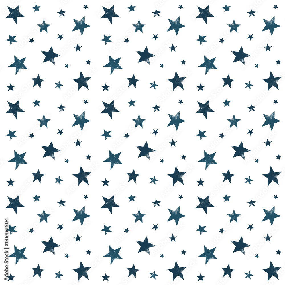Textured stars background, pattern, wallpaper. Grunge space halftone texture. Blue galaxy star set Textured stars background, pattern, wallpaper. Grunge space halftone texture. Blue galaxy star set