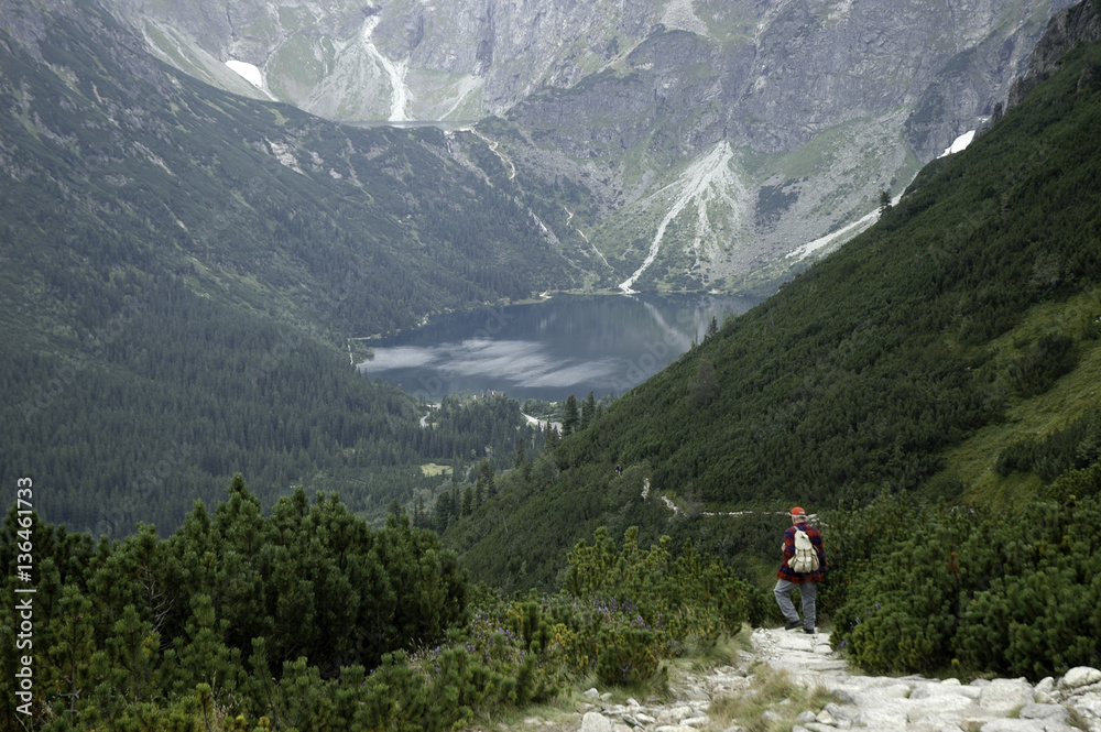 walk from Slovakia to Poland by the high Tatras 