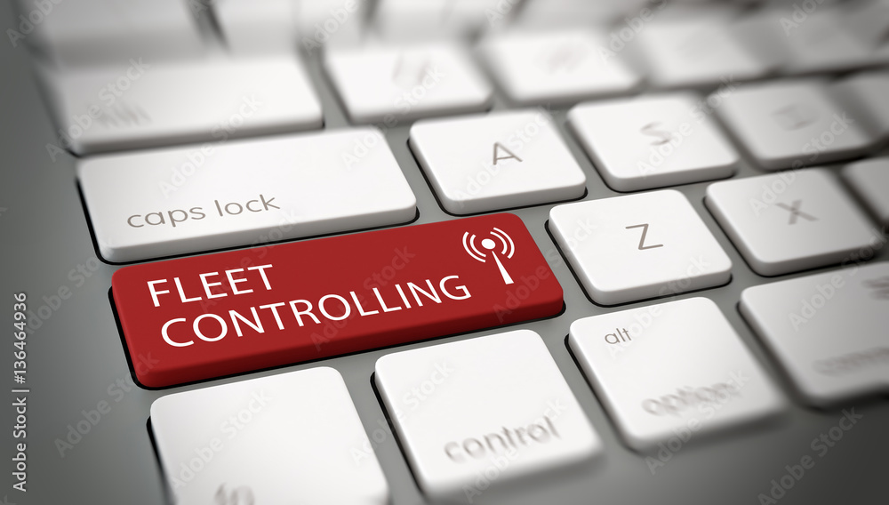 FLEET CONTROLLING button on computer keyboard FLEET CONTROLLING button on computer keyboard
