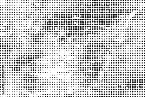 Wide halftone  black and white background