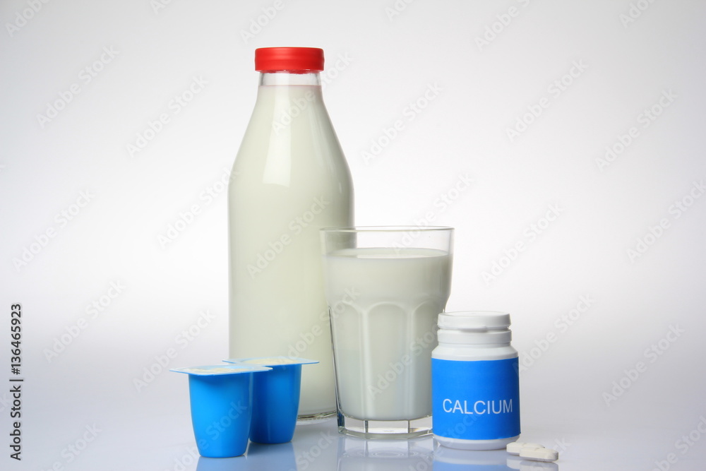 Milk, Yogurt,Calcium Stock Photo Adobe Stock