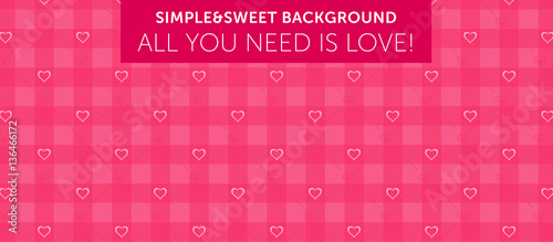 All you need is love! Simple & Sweet Background vol.8