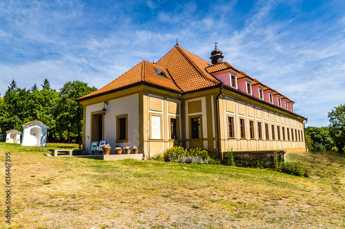 Baroque Monastery-Skalka,Mnisek Pod Brdy,Czech Rep photo