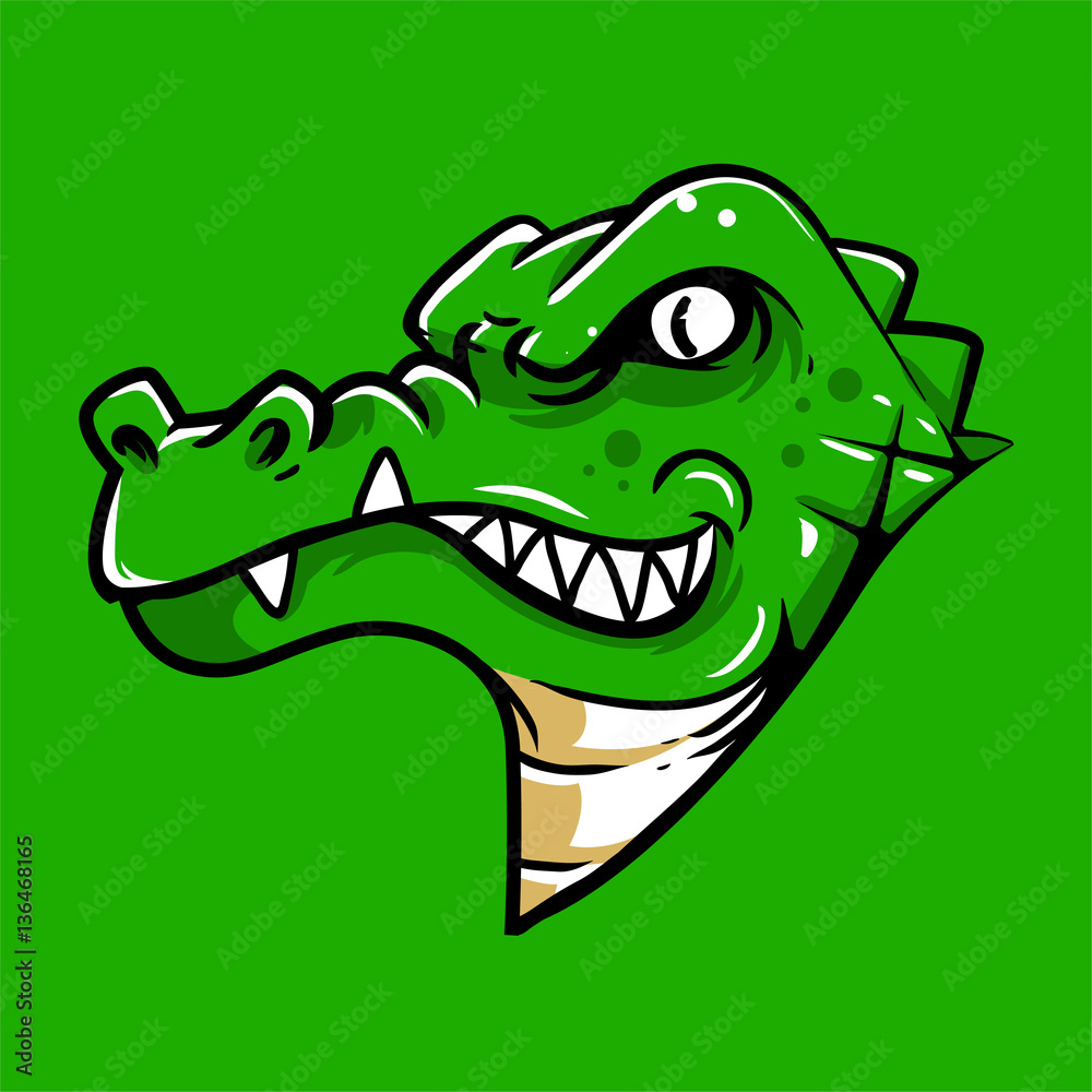 crocodile head mascot logo crocodile head mascot logo