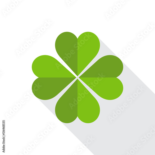 Saint Patricks day clover symbol