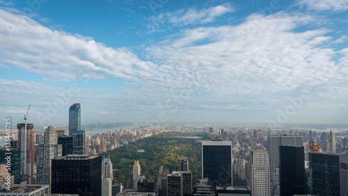 Aerial view of Central Park