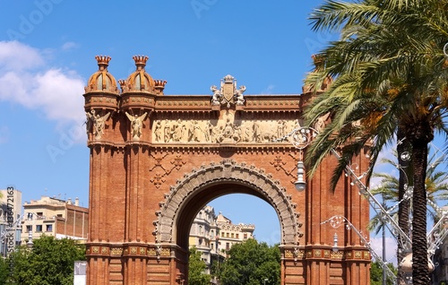L'arc de triomphe, Barcelone.