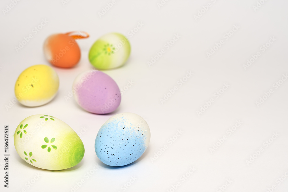 Easter eggs isolated on white background Easter eggs isolated on white background
