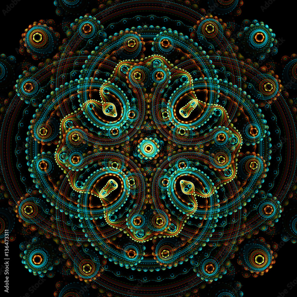 Filigree  Fractal  Mandala    - Fractal Art