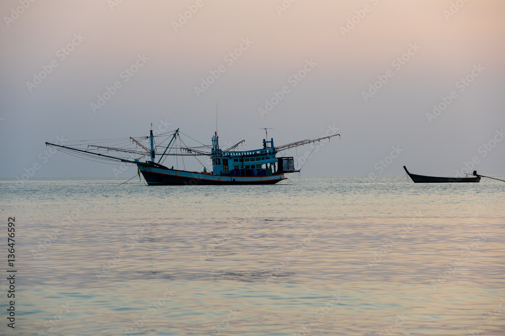 Fototapeta premium Andaman sea on sunset