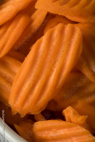 Healthy Organic Cut Carrot Chips