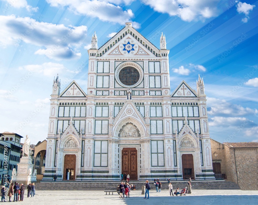 Basilica di Santa Croce, Firenze, Florence, Italy