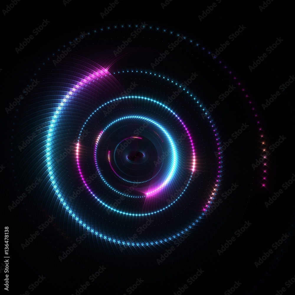 Abstract Swirl Glow Twinkle Star Background - Fractal Art Abstract Swirl Glow Twinkle Star Background - Fractal Art