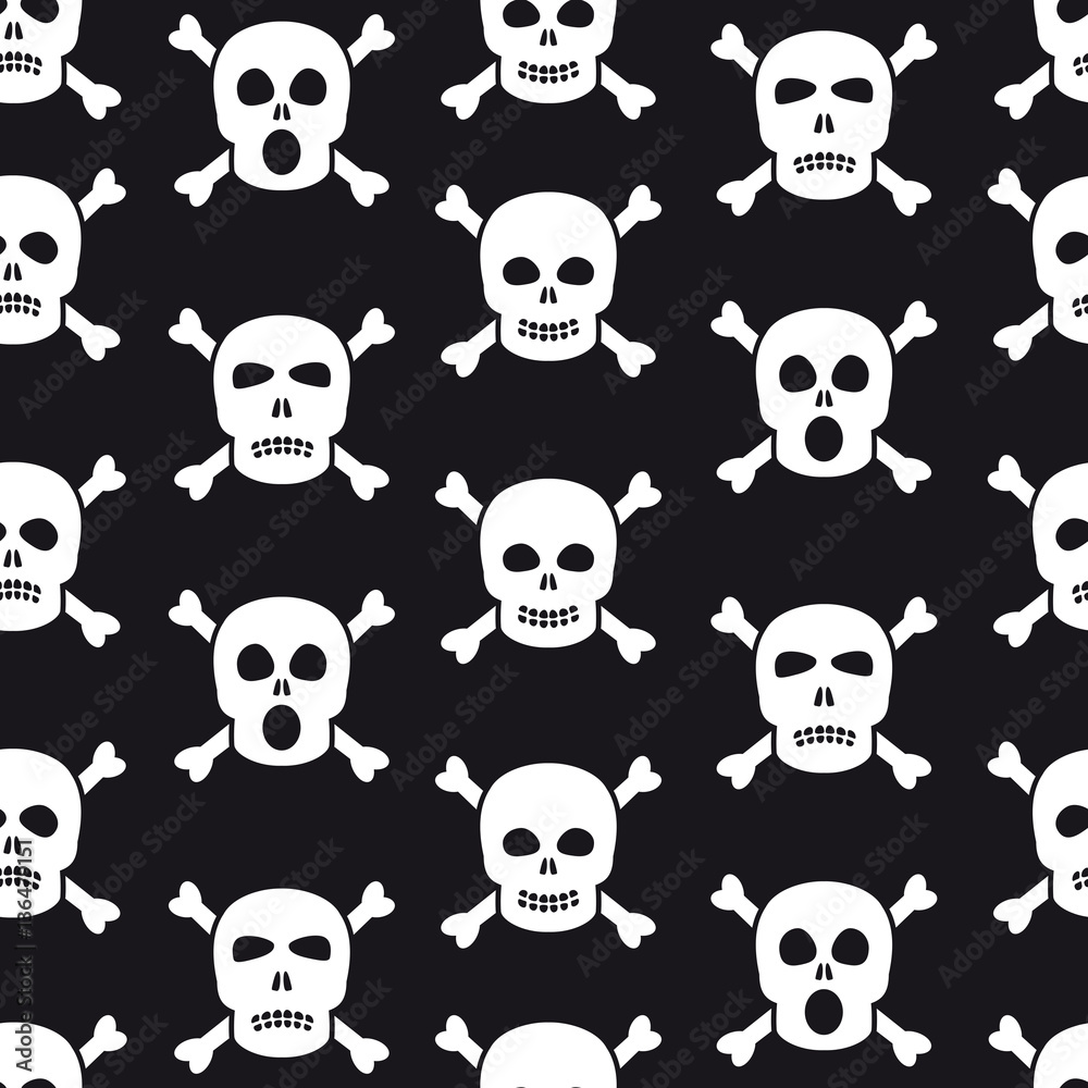 Sculls seamless pattern Sculls seamless pattern
