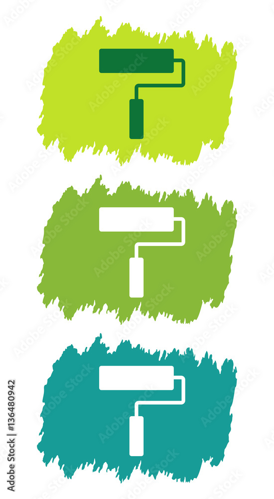 Logo peinture fraîche.