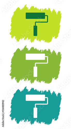 Logo peinture fraîche.