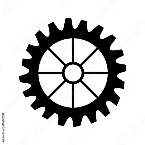 gear machine isolated icon vector illustration design