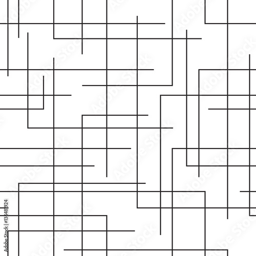 Intersecting lines abstract geometric seamless pattern
